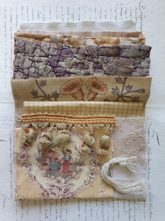 Antique French Buttercup Fabric Pack