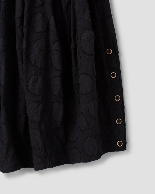 Ewa i Walla 'Nalo' Skirt With Buttons In Black