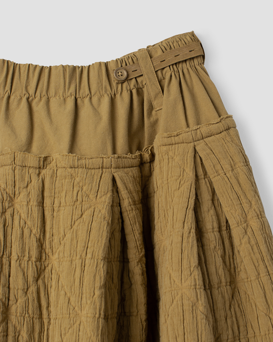 Ewa i Walla 'Blenda' Quilted Skirt In Butternut