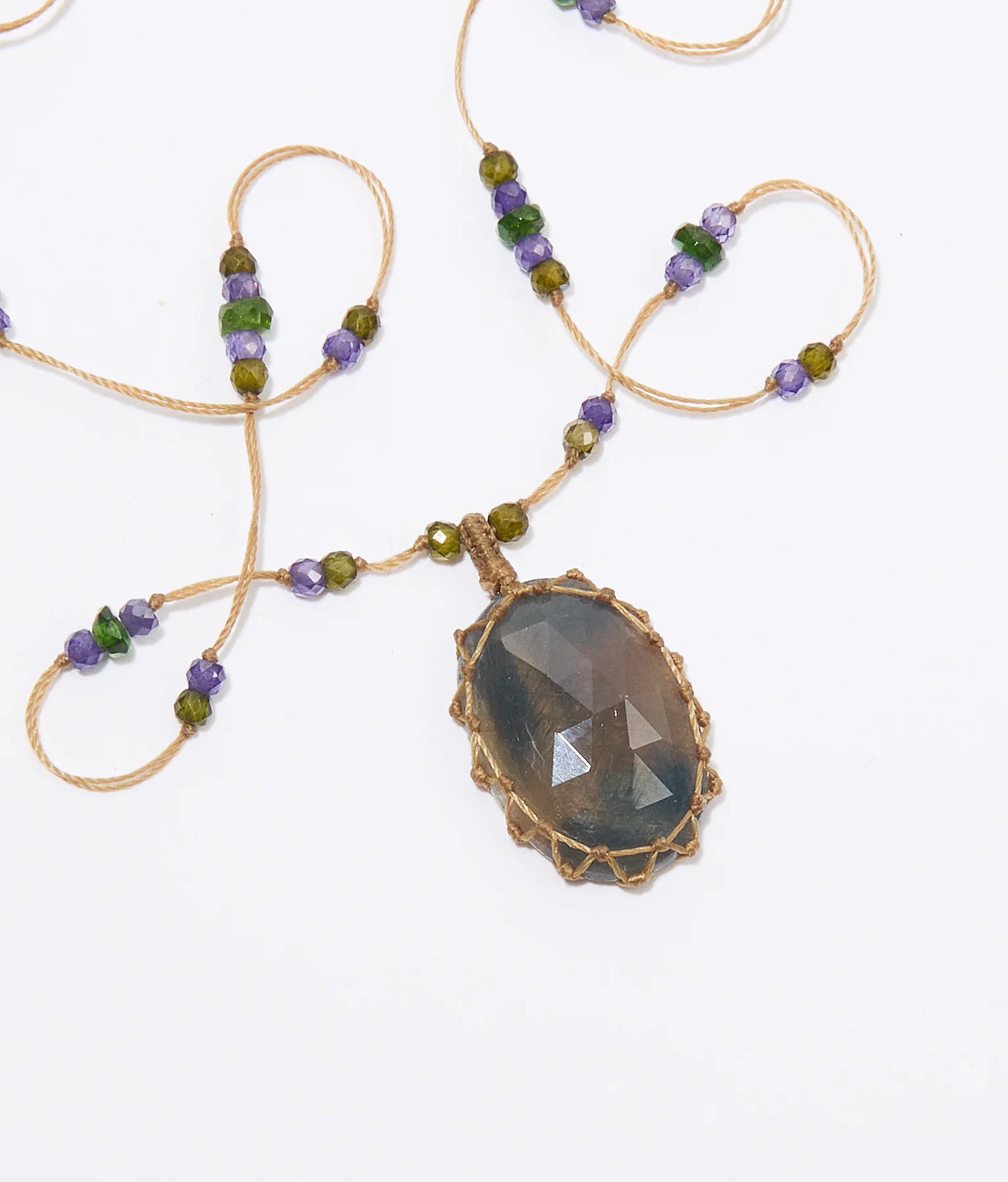 Sharing Tibetan Short Necklace Corundum