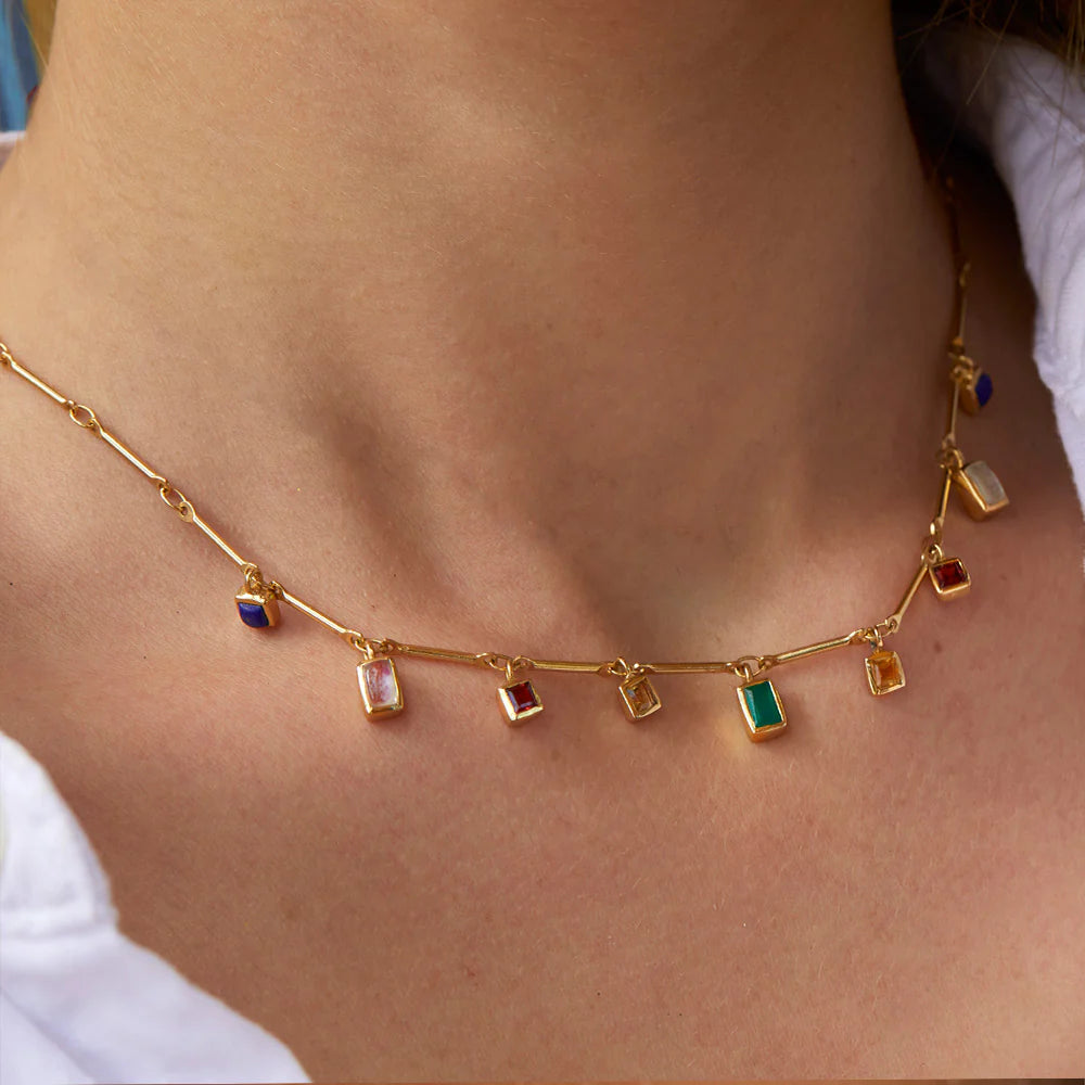 Fine French Gold Necklace - 5 Elements 'Winter'