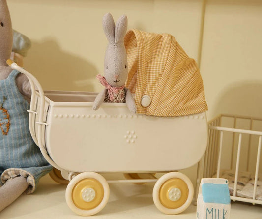 Maileg Pram Micro - Yellow