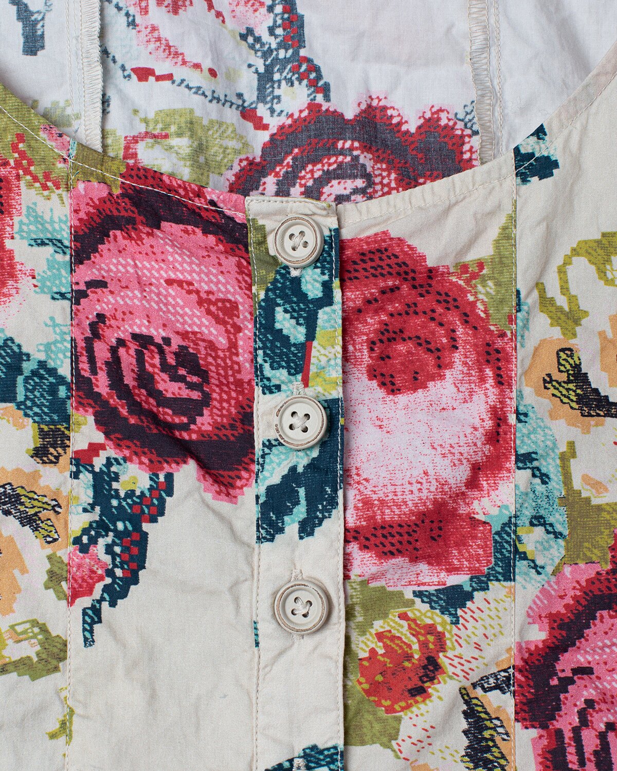 Ewa i Walla 'Edita' Floral Dress With Buttons