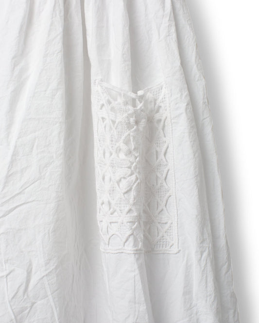 Ewa i Walla 'Karine' Dress With Lace Details In White