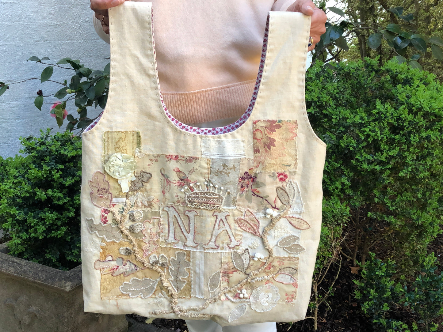 French Monogram Tote Pattern & Fabric Pack Kit