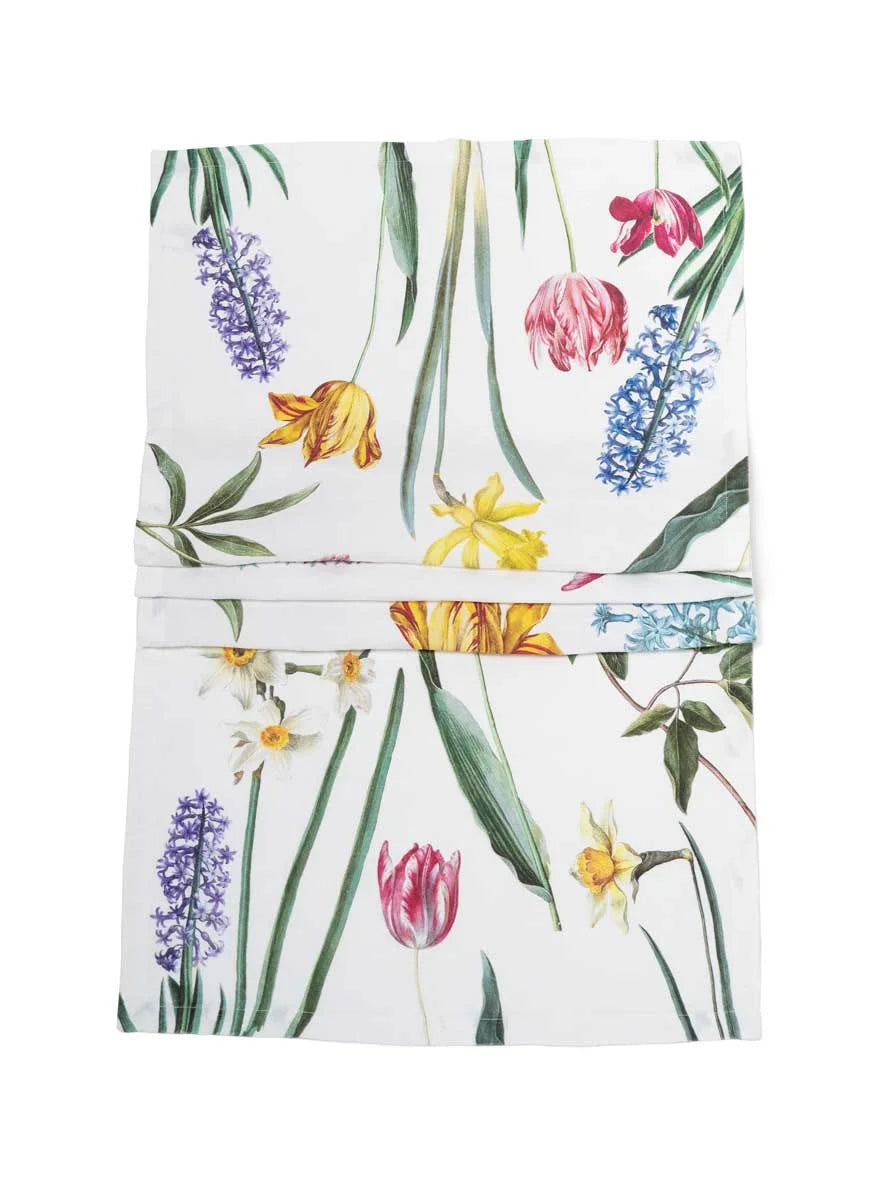 European Linen 'Early Flowers' Table Runner