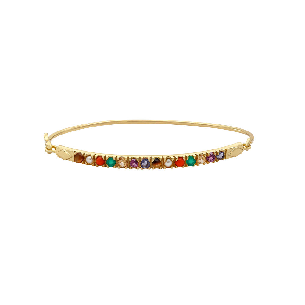 Fine French Gold Bracelet - 9 Planets