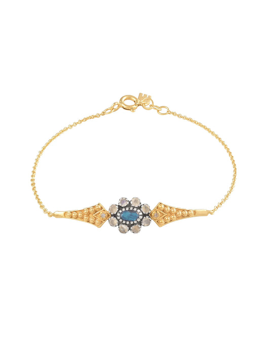 Dorothee Sausset Gold And Labradorite Bracelet - 'Anne'