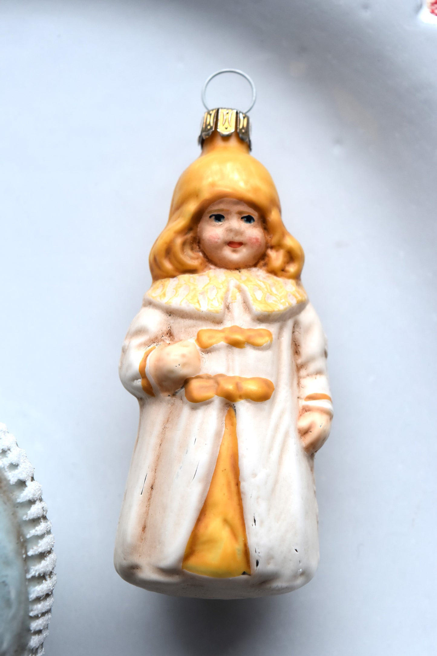 Angel & Bird - Nostalgic German Christmas Ornaments - Set III