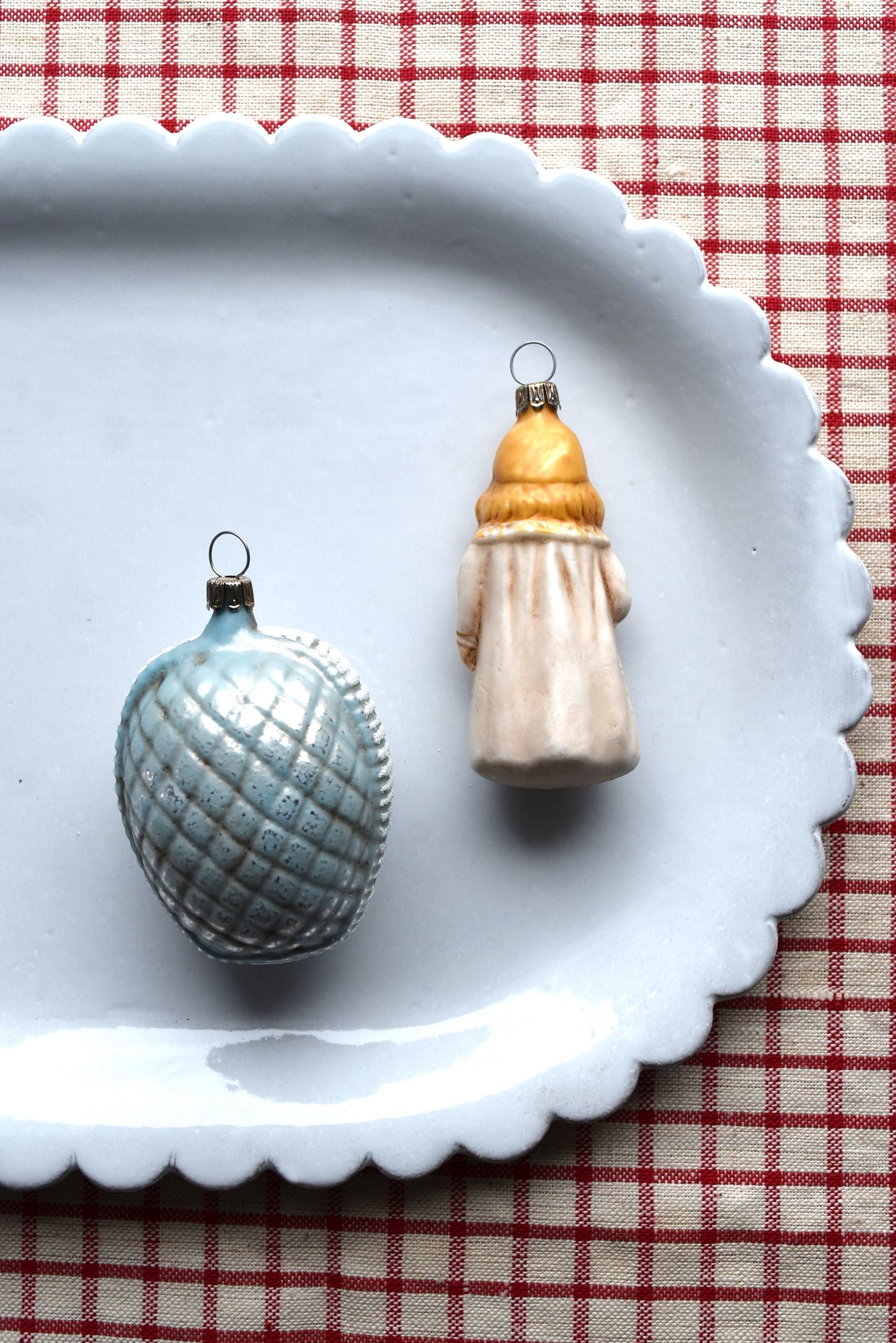 Angel & Bird - Nostalgic German Christmas Ornaments - Set III