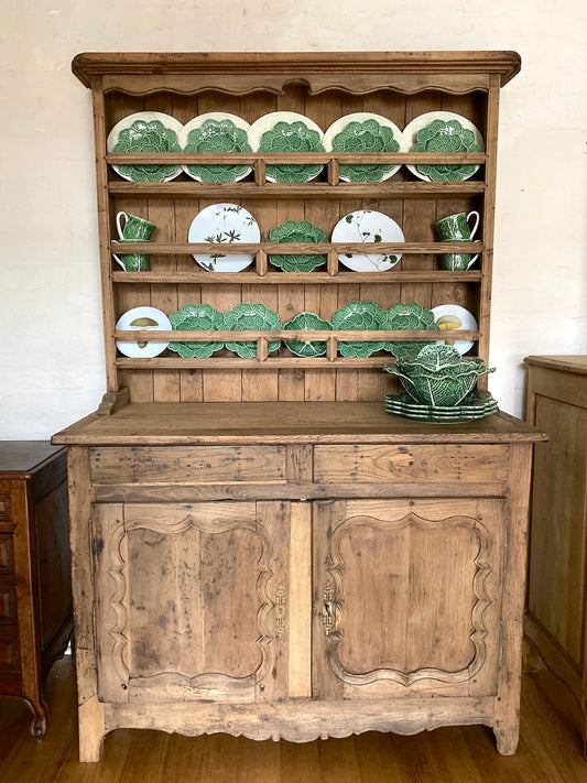 Antique French Oak Farmhouse Kitchen Dresser