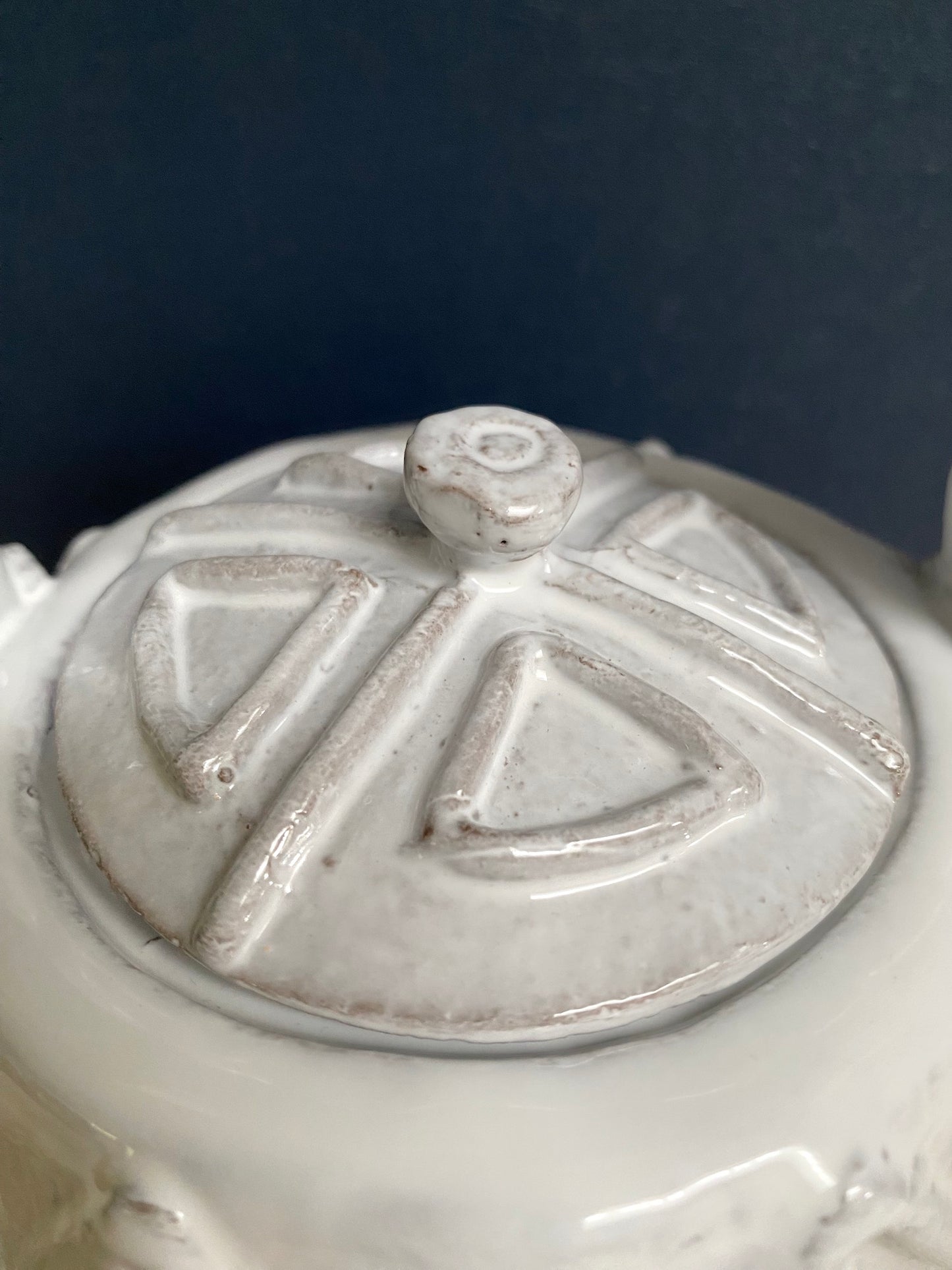 Astier de Villatte Braided Handle Teapot