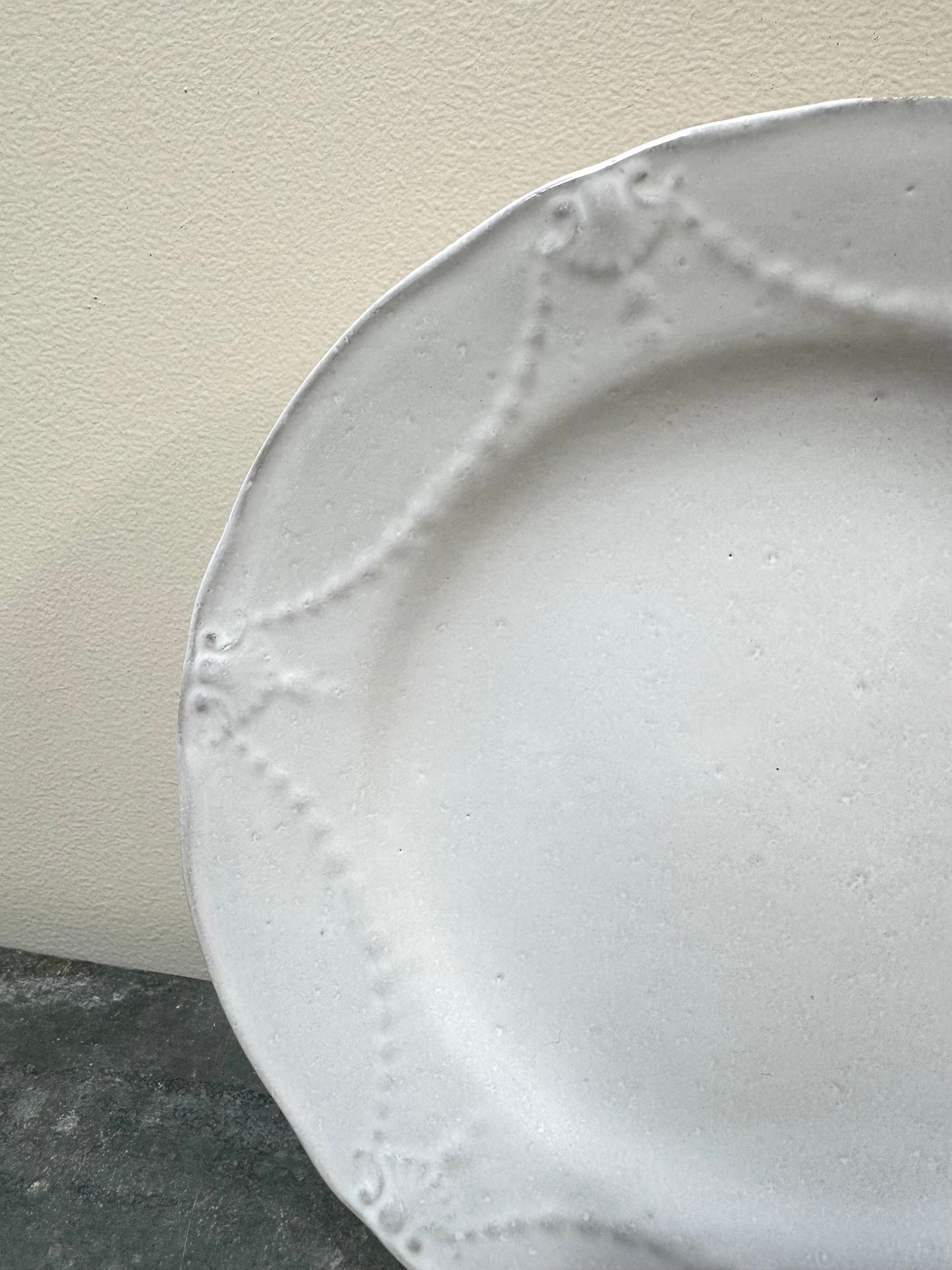 Astier de Villatte Cambridge Dessert Plate