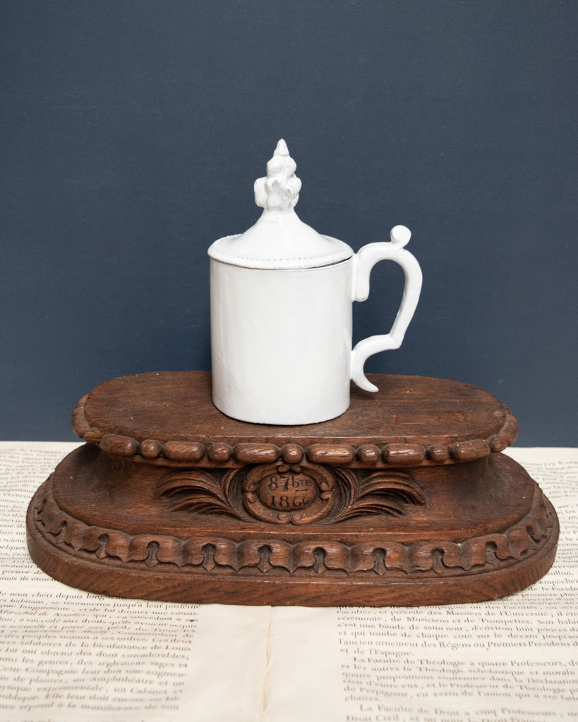 Astier de Villatte Cambridge Mug with Cover - RETIRED