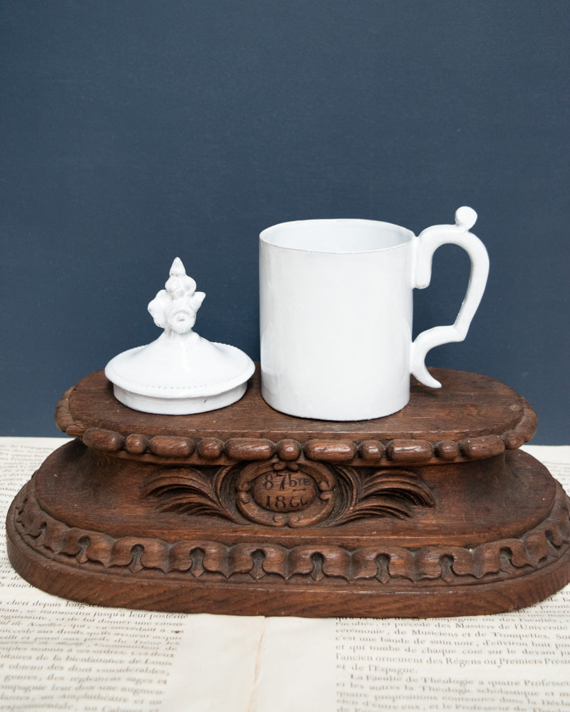 Astier de Villatte Cambridge Mug with Cover - RETIRED