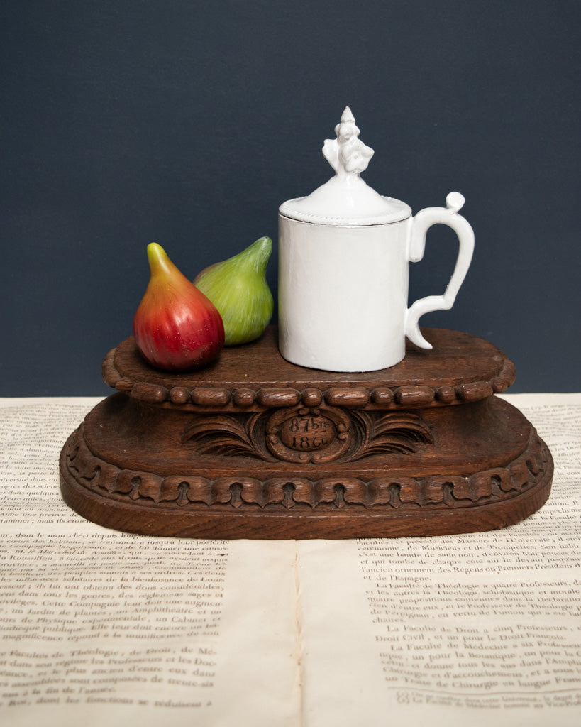 Astier de Villatte Cambridge Mug with Cover - RETIRED