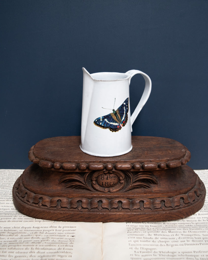 Astier de Villatte Dancing Butterflies Pitcher Vase
