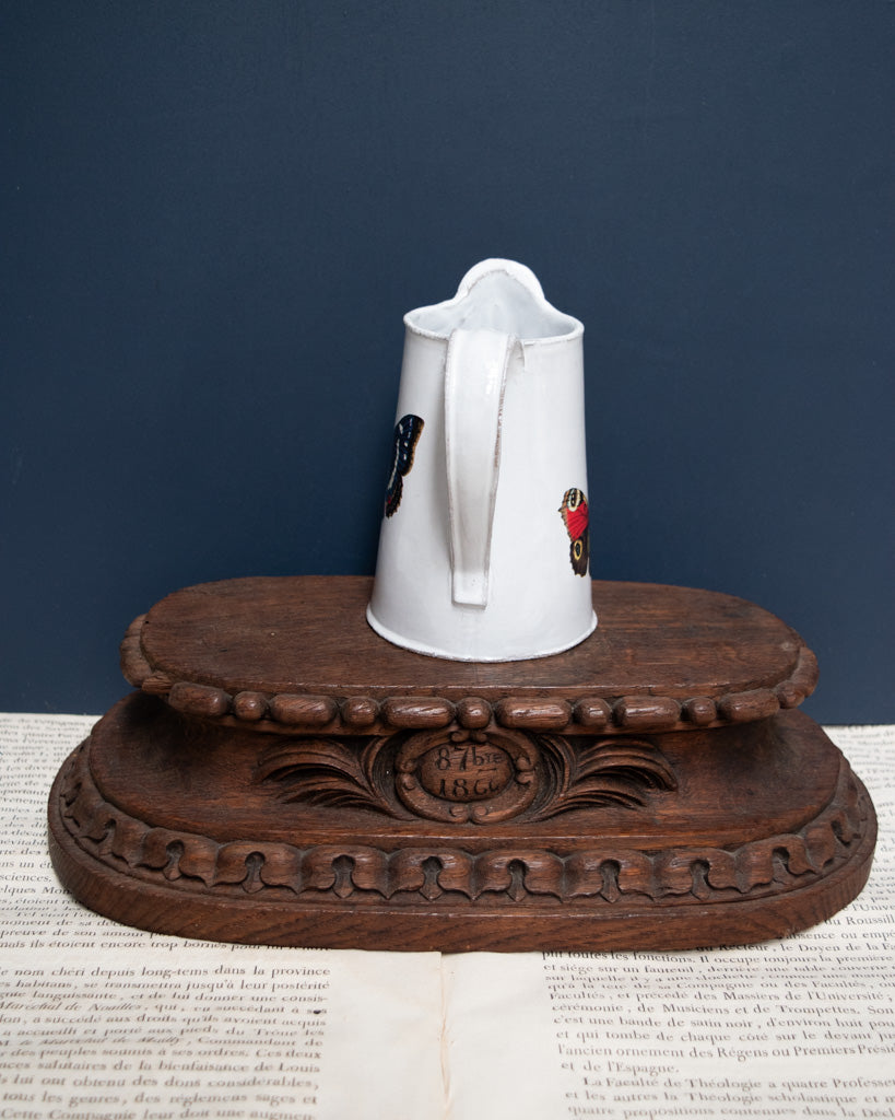 Astier de Villatte Dancing Butterflies Pitcher Vase