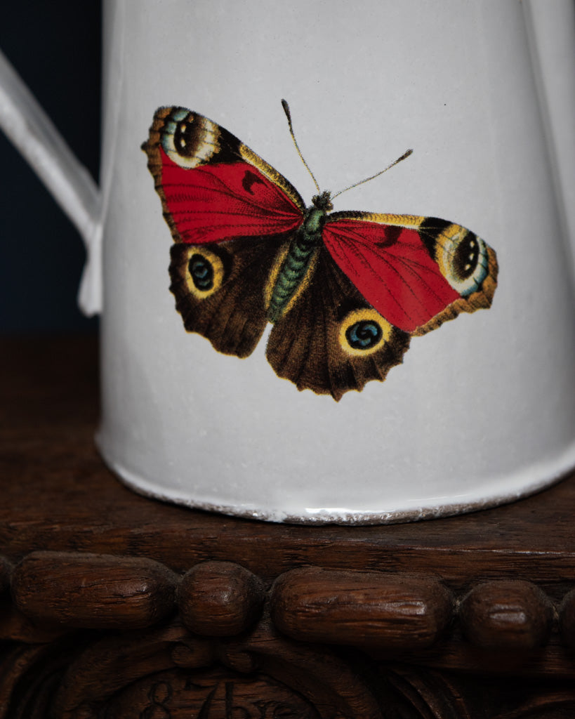Astier de Villatte Dancing Butterflies Pitcher Vase