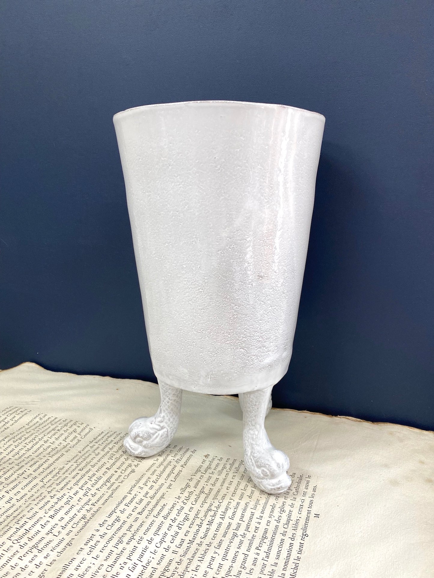 Astier de Villatte Dragon Tripod Vase