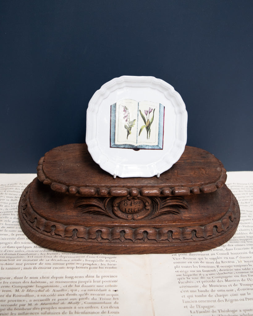 Astier de Villatte John Derian Floral Book Plate