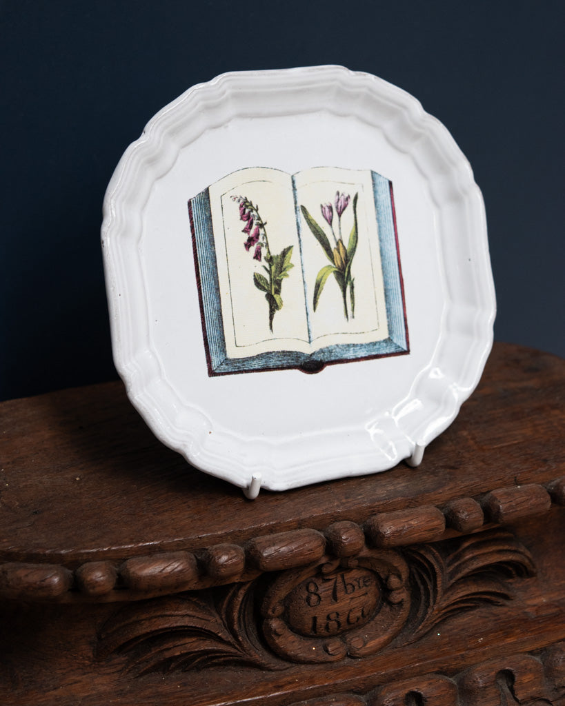 Astier de Villatte John Derian Floral Book Plate