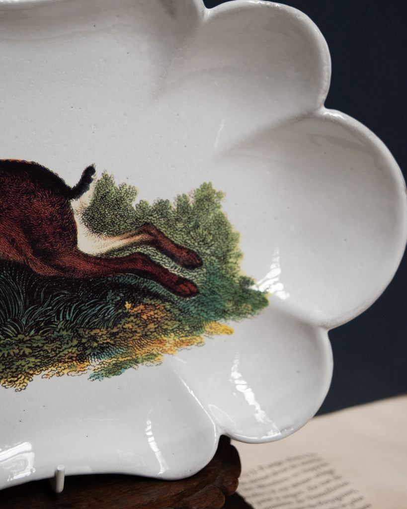 Astier de Villatte John Derian Jumping Rabbit Platter - RETIRED