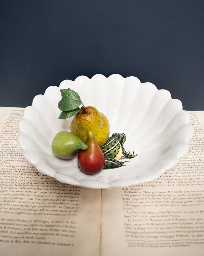 Astier de Villatte John Derian Sitting Frog Large Salad Bowl