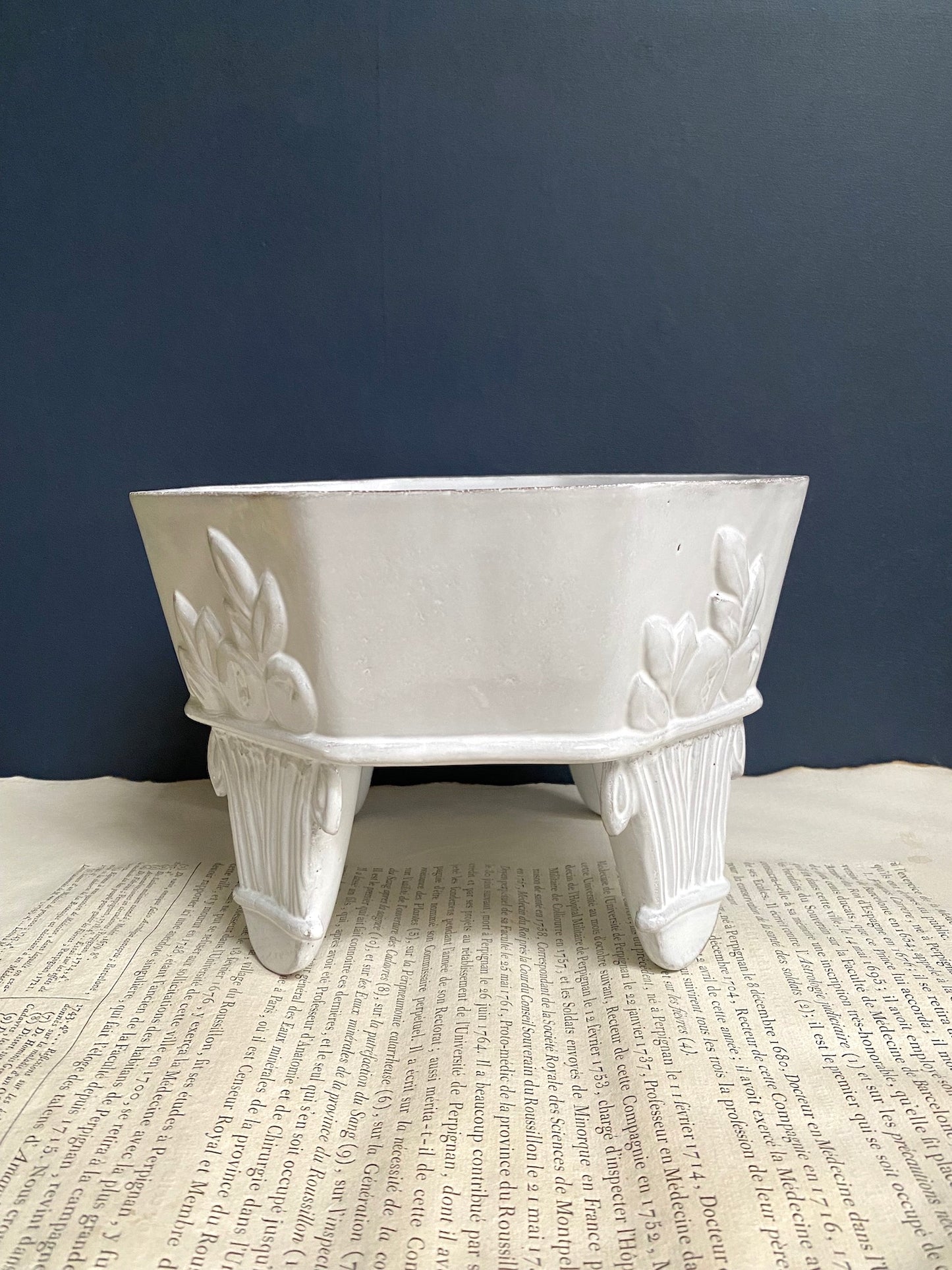 Astier de Villatte Pierre Footed Bowl