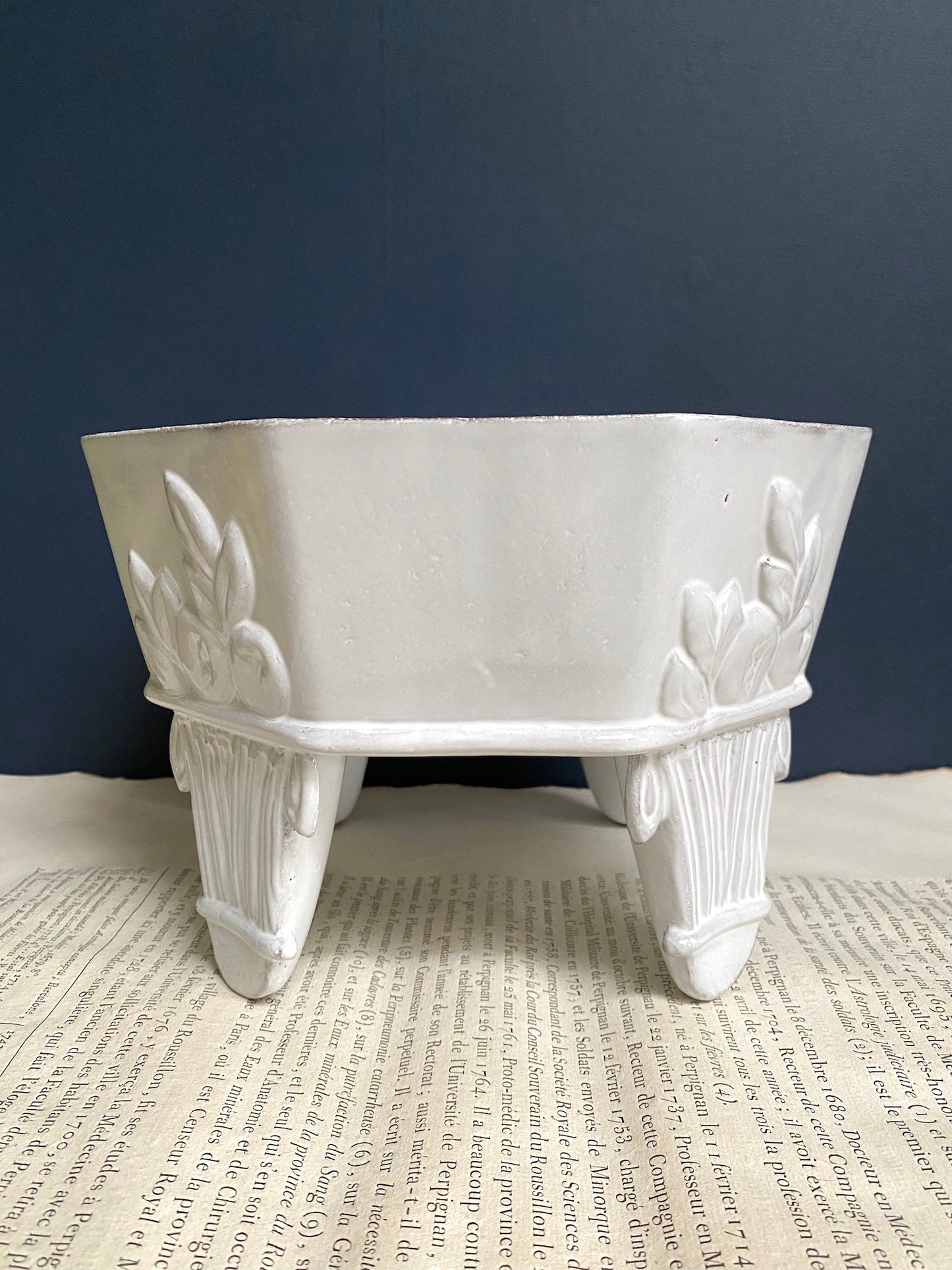 Astier de Villatte Pierre Footed Bowl