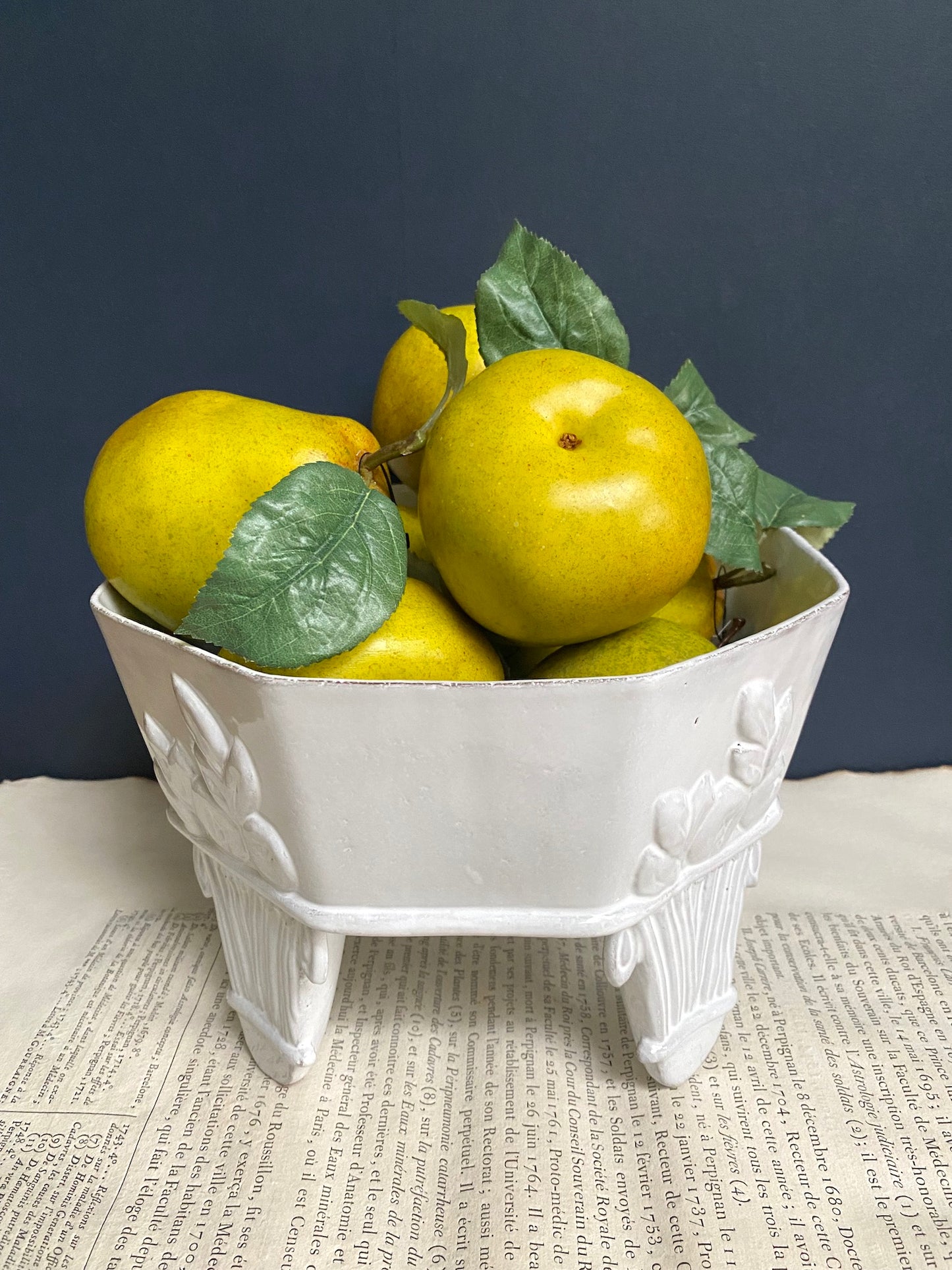 Astier de Villatte Pierre Footed Bowl