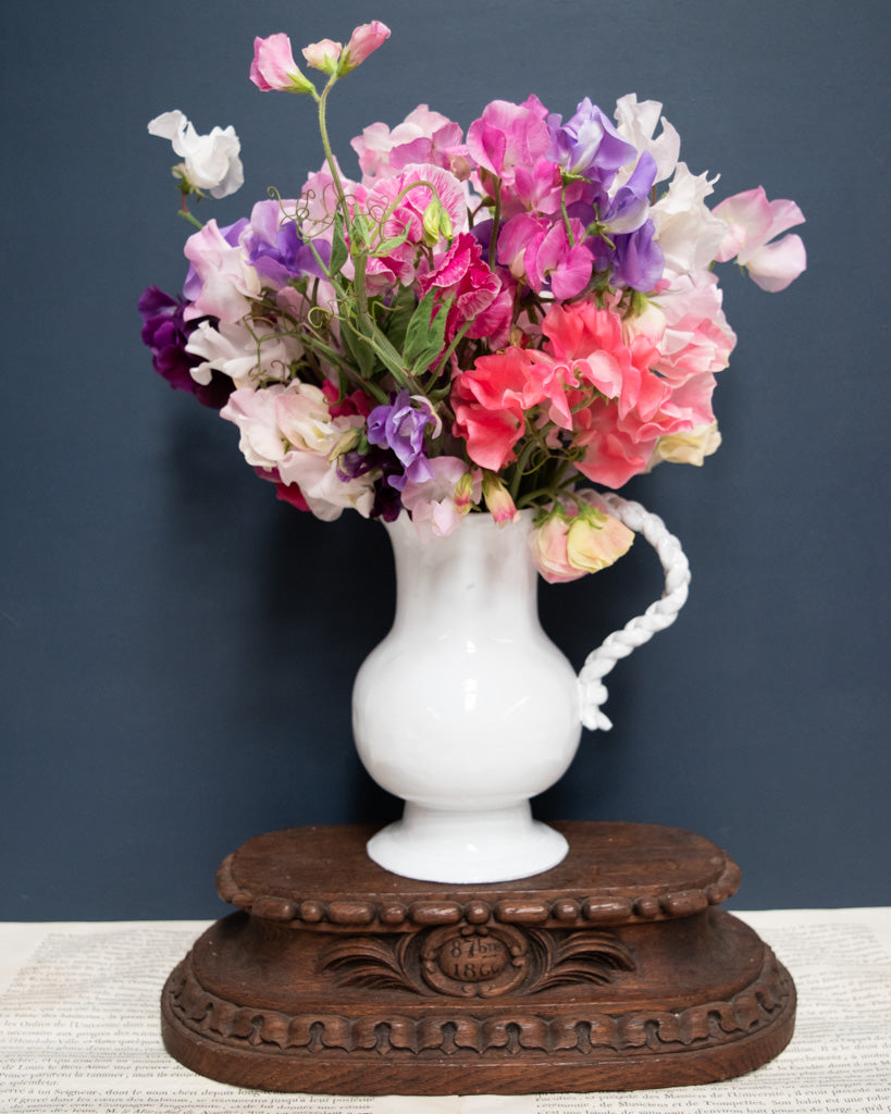Astier de Villatte Pitcher with Braided Handle