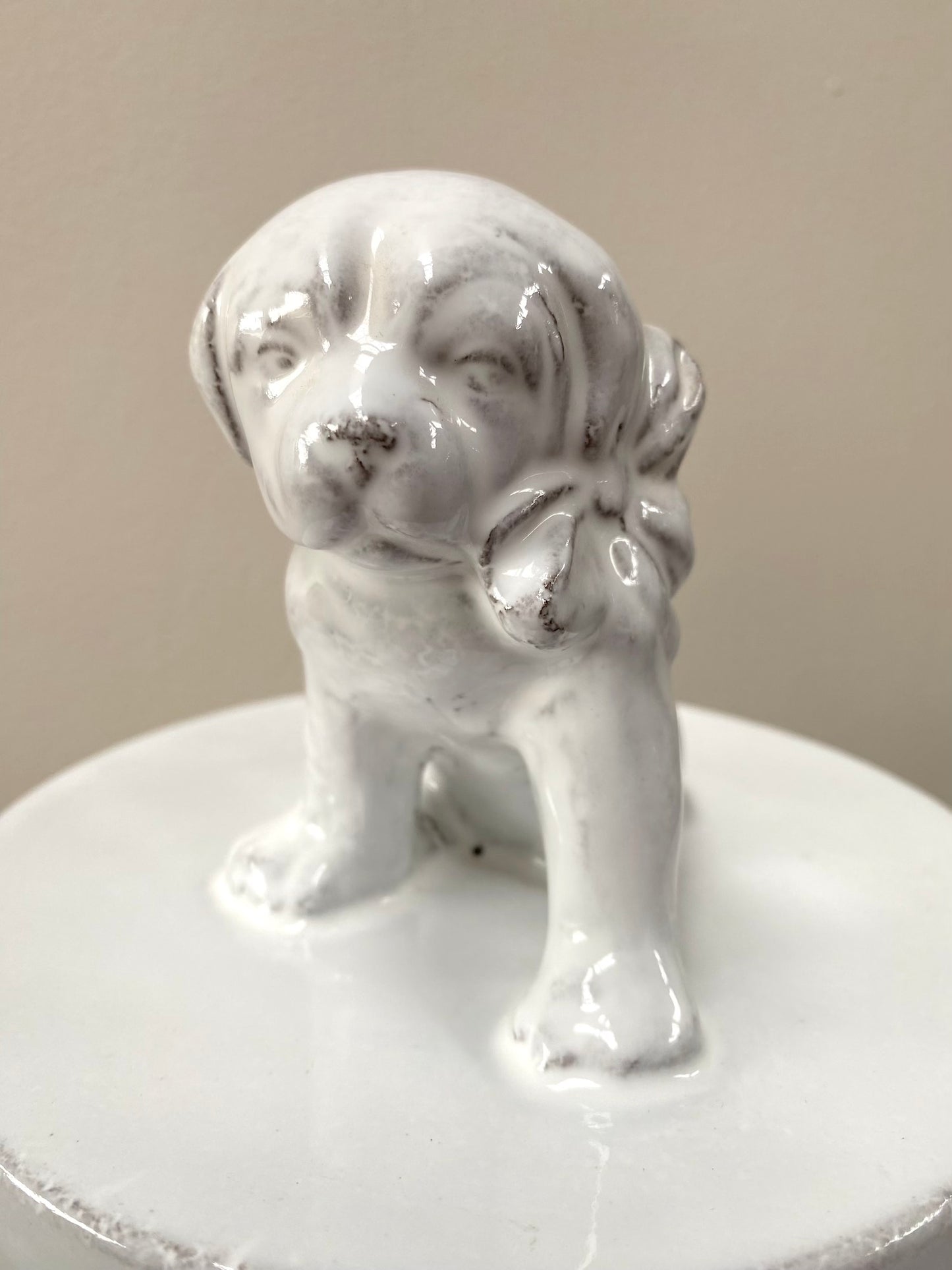 Astier de Villatte Puppy Dog Trinket Box - RETIRED