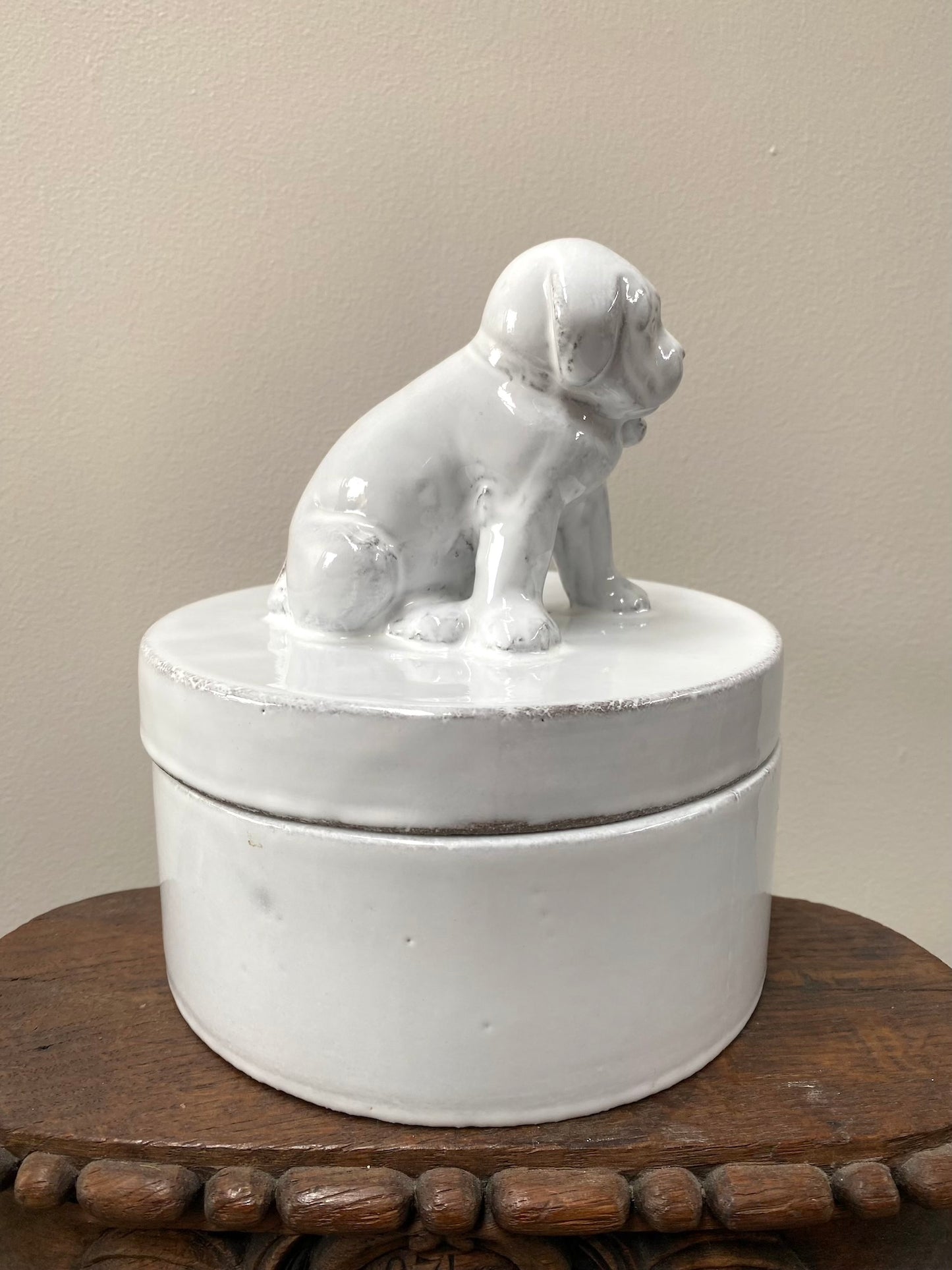 Astier de Villatte Puppy Dog Trinket Box - RETIRED