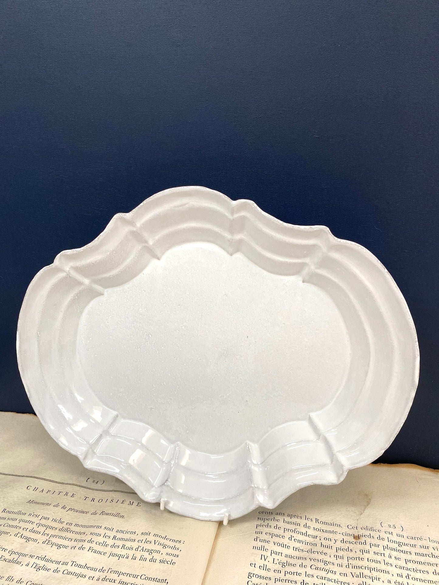 Astier de Villatte Rome Deep Plate