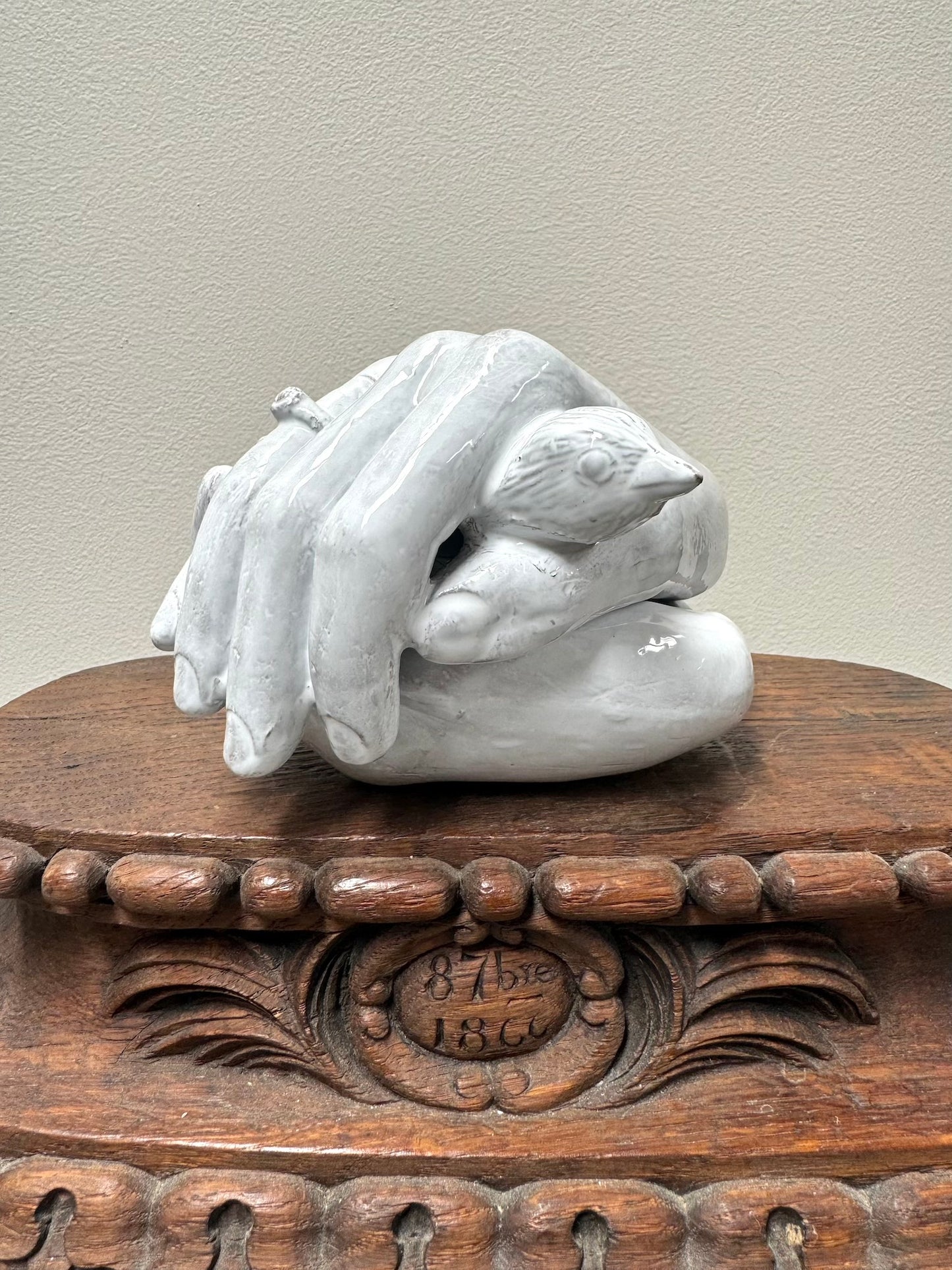 Astier de Villatte Serena White Ring Box - RETIRED