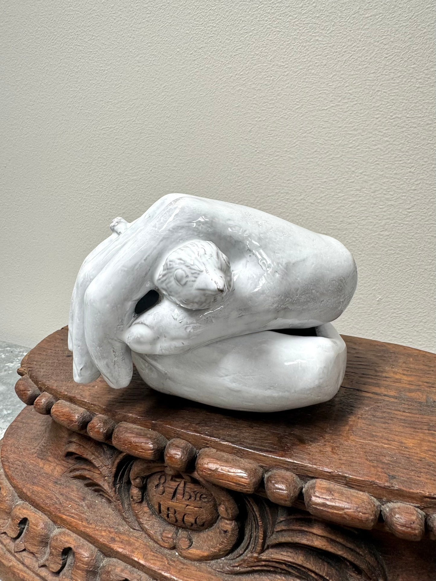 Astier de Villatte Serena White Ring Box - RETIRED