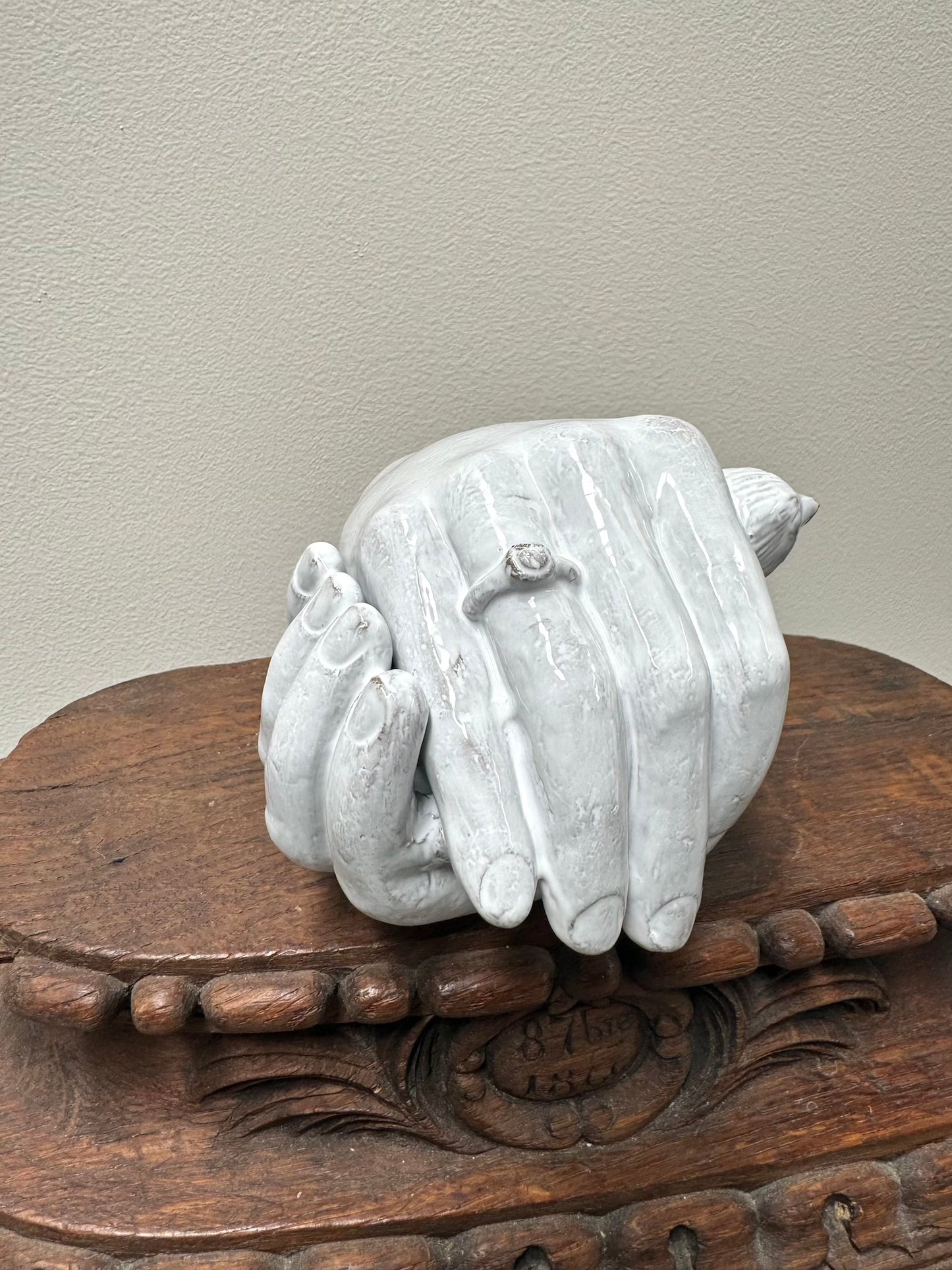 Astier de Villatte Serena White Ring Box - RETIRED