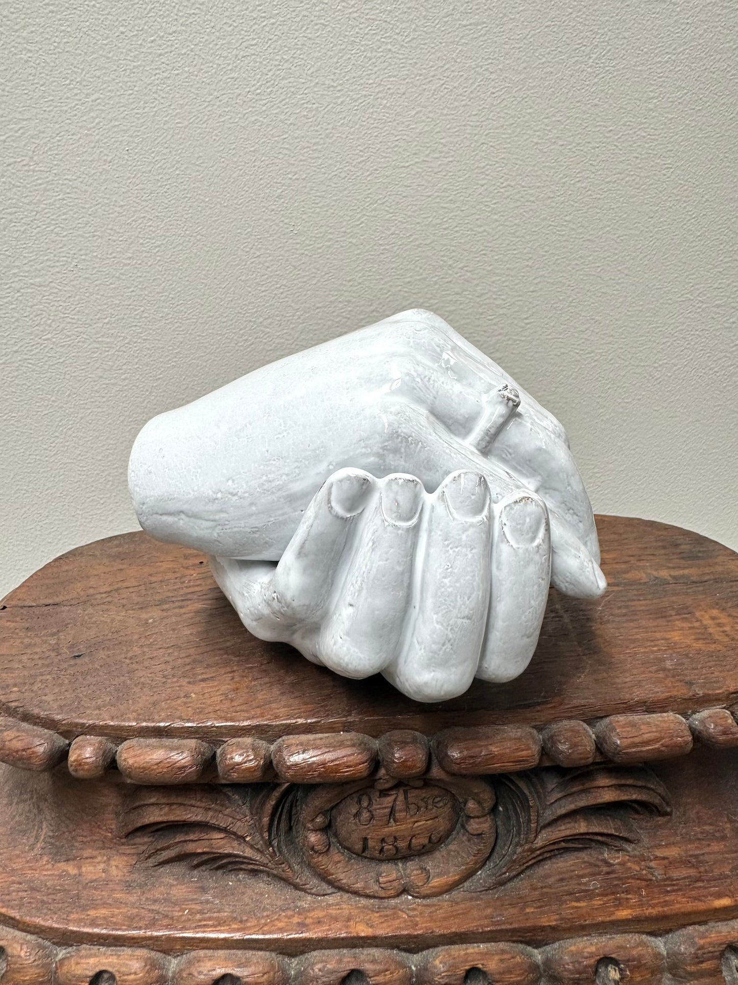 Astier de Villatte Serena White Ring Box - RETIRED