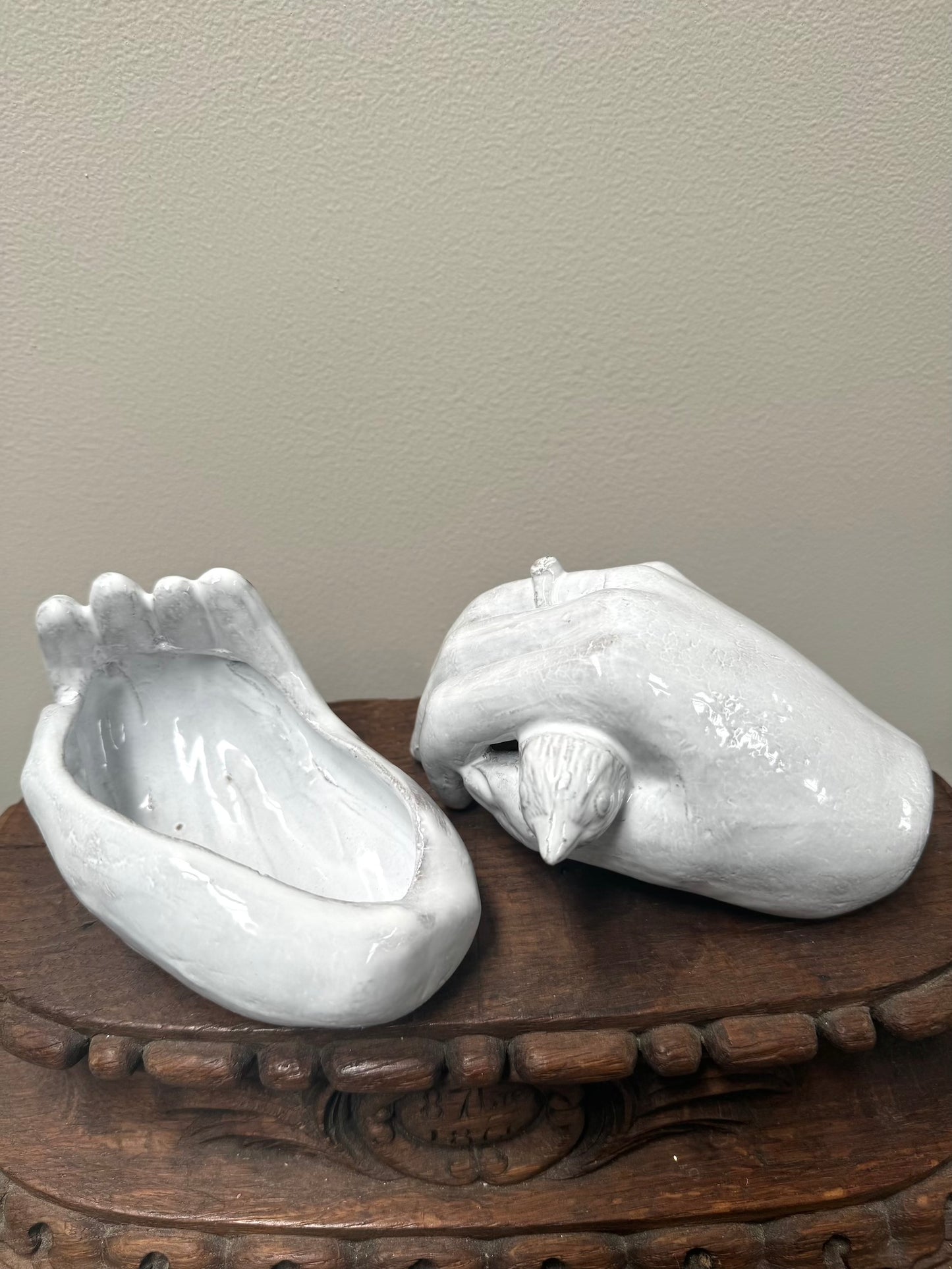 Astier de Villatte Serena White Ring Box - RETIRED