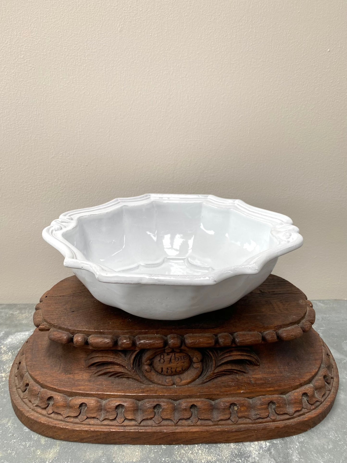 Astier de Villatte Small Regence Salad Bowl