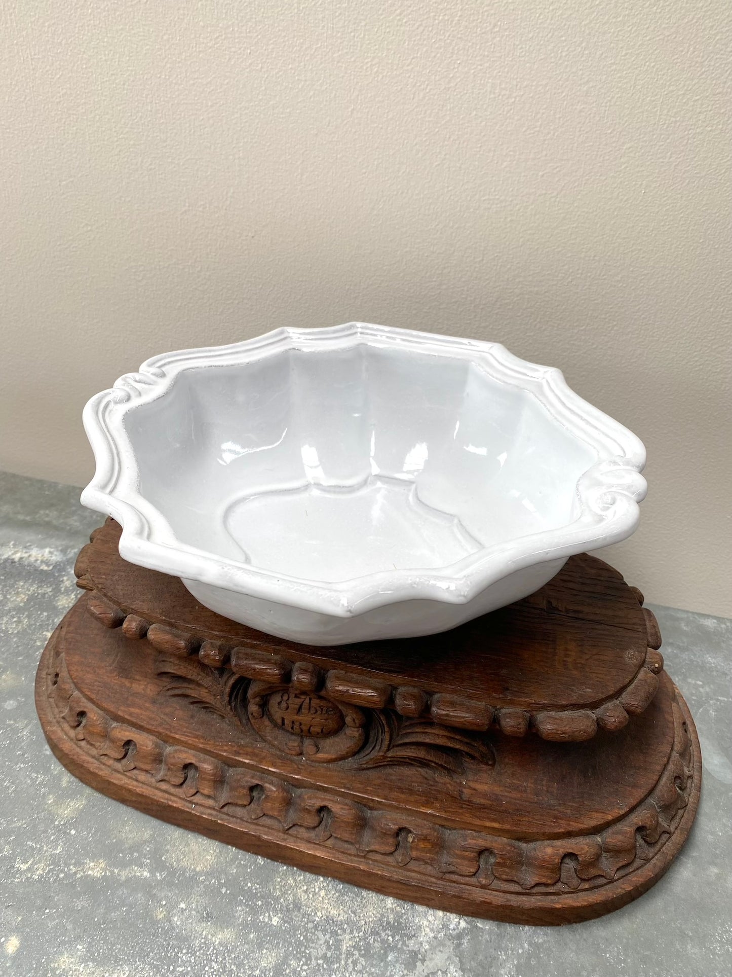 Astier de Villatte Small Regence Salad Bowl