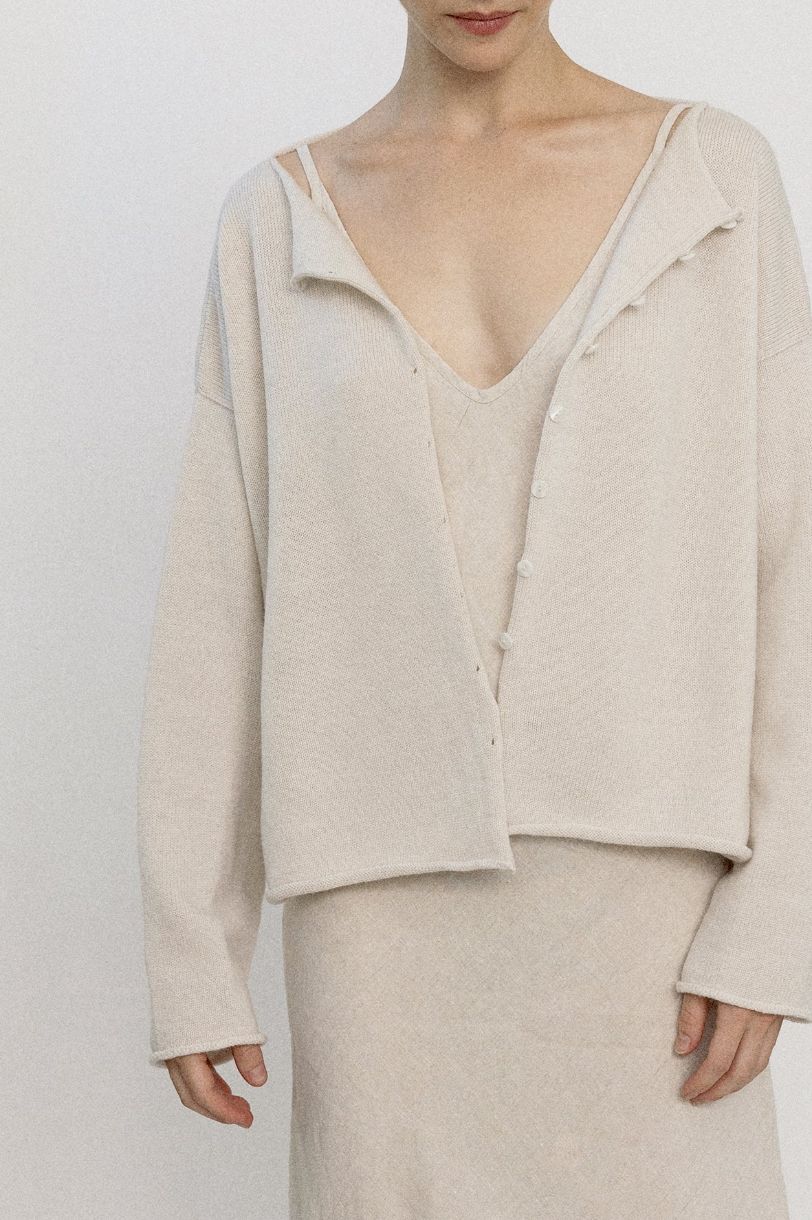 Francie Dolls Cardigan Ivory
