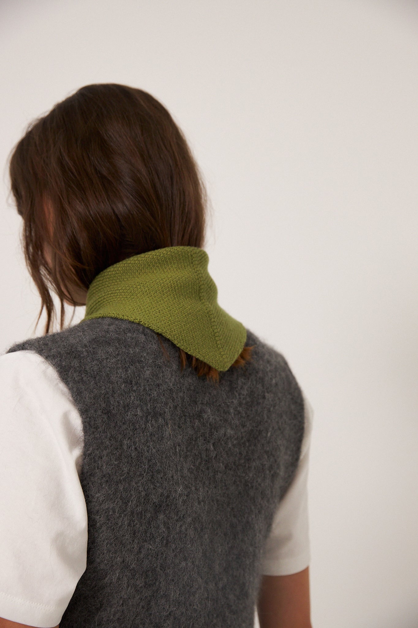 Francie Daisy Scarf Peridot Green