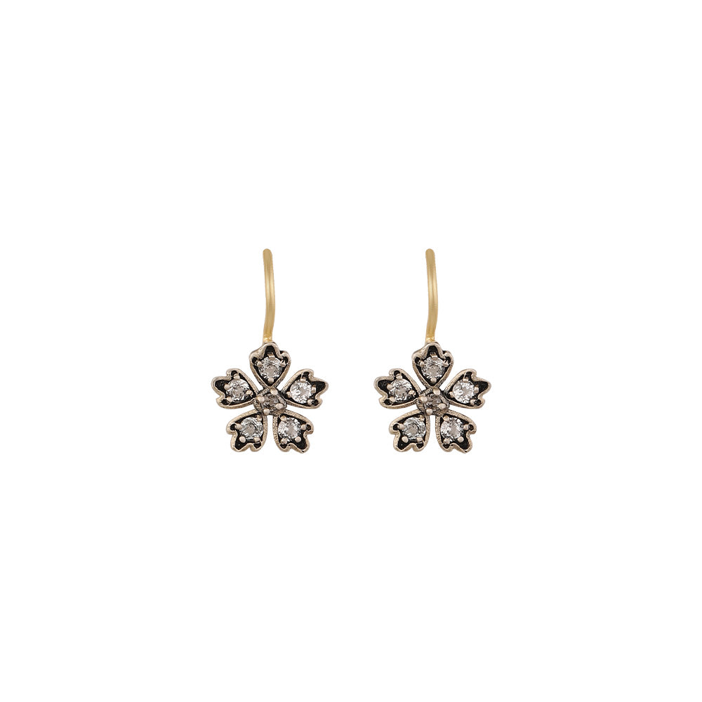 Fine French Gold Earrings - 'Daisy'