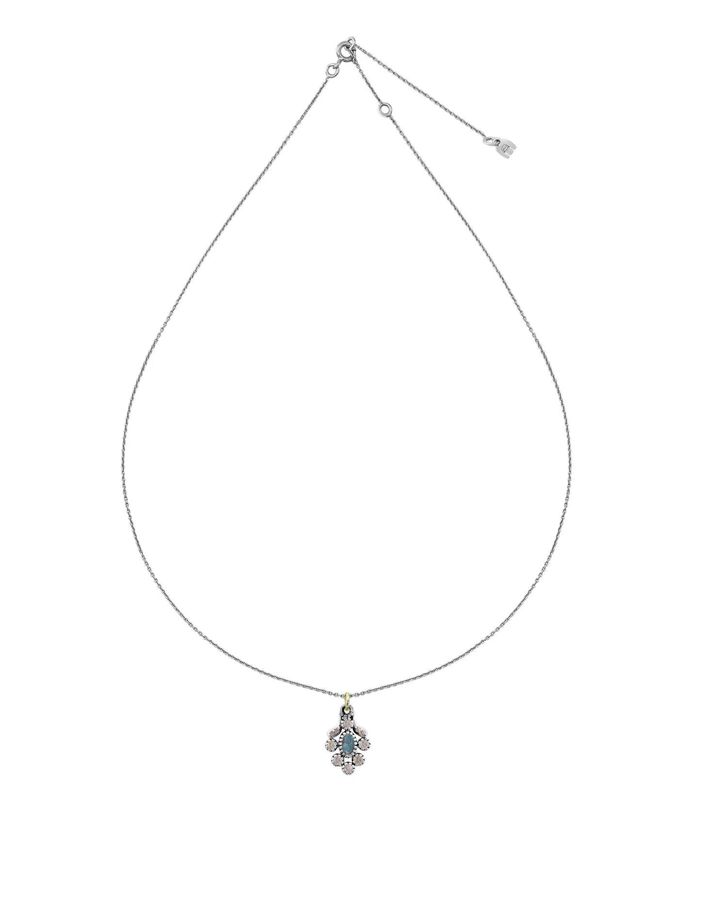 Dorothee Sausset Fine Silver Necklace - 'Diana'