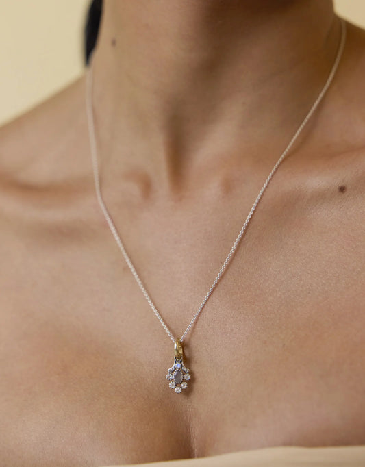 Dorothee Sausset Fine Silver Necklace - 'Diana'