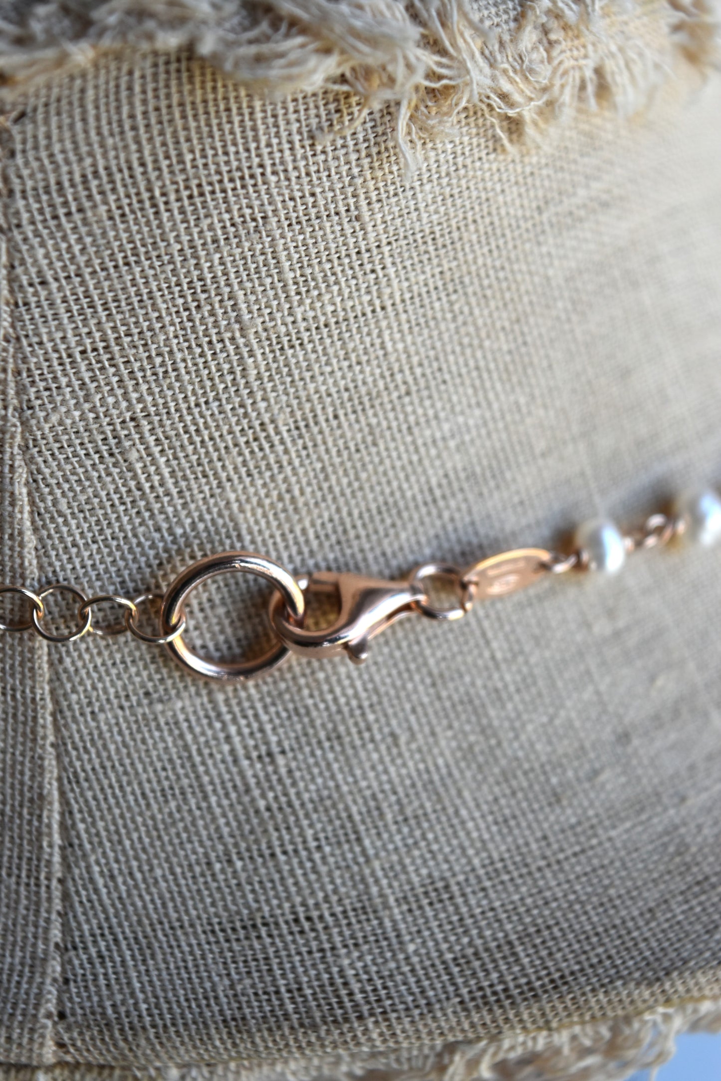 Italian Short Cream Seed Pearl Necklace