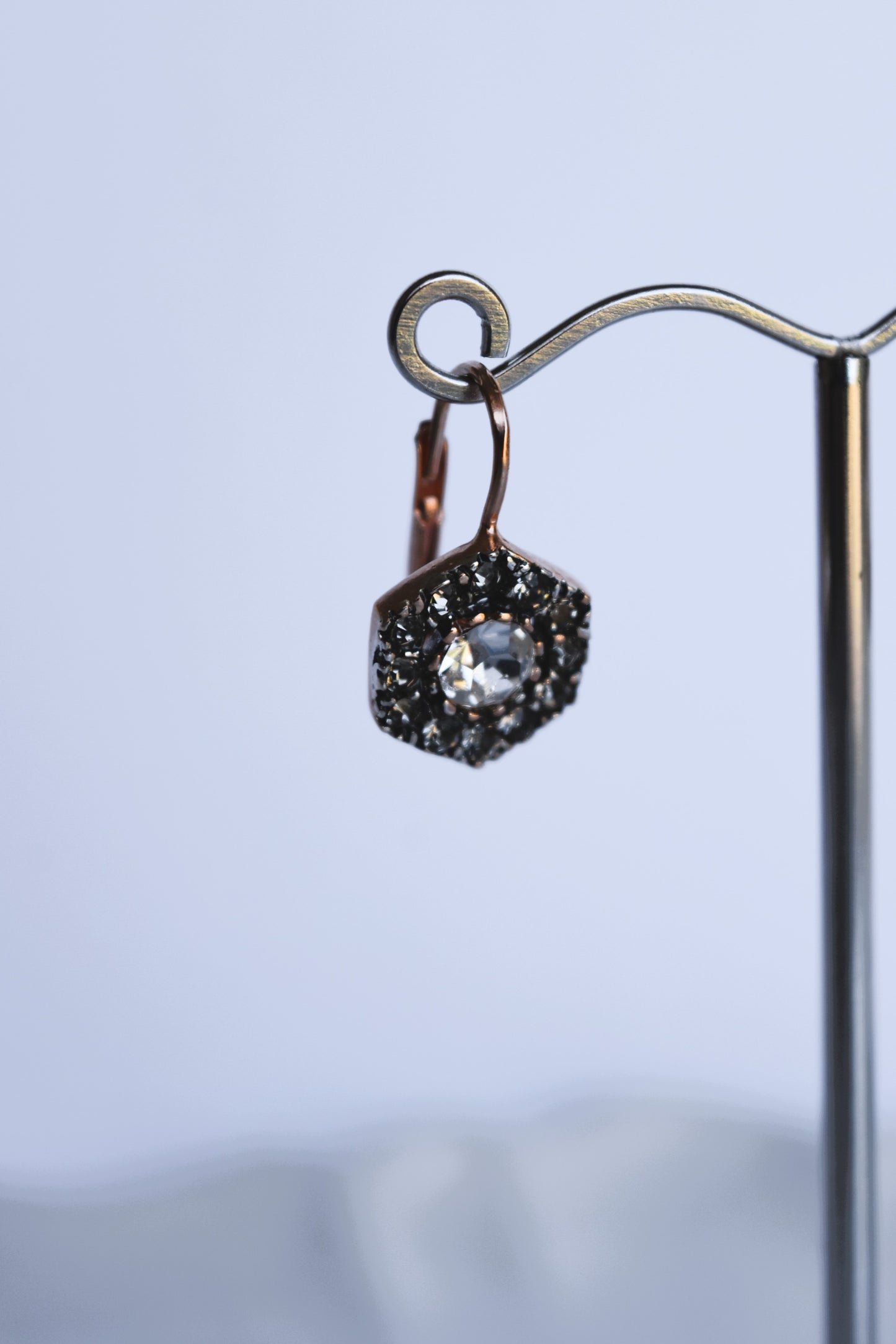 Italian Bright Crystal Drop Earrings