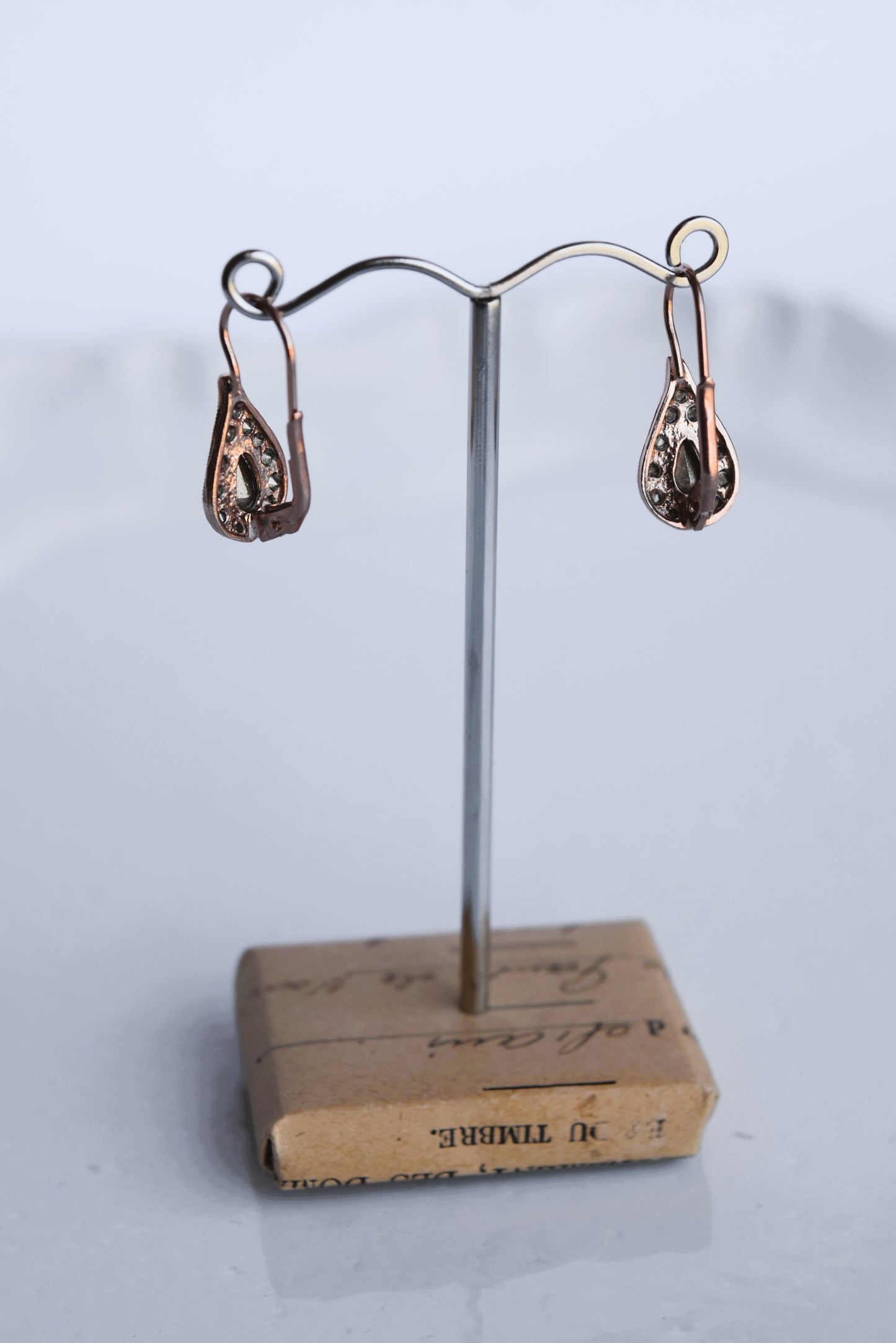 Italian Bright Crystal Teardrop Earrings